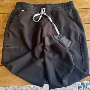 Figs Black Jogger scrubs